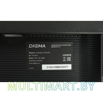 Монитор Digma Overdrive 27A510F картинка 4